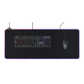 Mousepad gaming XXL DELTACO GAMING DMP310, RGB, 900 x 360 x 4mm, negru (GAM-079)